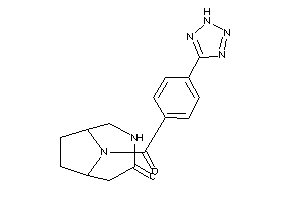 Image of 9-[4-(2H-tetrazol-5-yl)benzoyl]-4,9-diazabicyclo[4.2.1]nonan-3-one