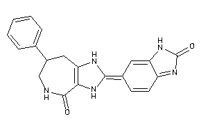 2-(2-keto-3H-benzimidazol-5-ylidene)-7-phenyl-1,3,5,6,7,8-hexahydroimidazo[4,5-c]azepin-4-one