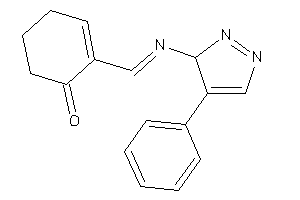 2-[(4-phenyl-3H-pyrazol-3-yl)iminomethyl]cyclohex-2-en-1-one