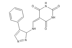 Image of 5-[[(4-phenyl-3H-pyrazol-3-yl)amino]methylene]barbituric Acid