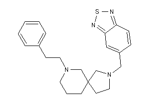 5-[(7-phenethyl-2,7-diazaspiro[4.5]decan-2-yl)methyl]piazthiole