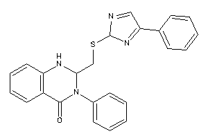 3-phenyl-2-[[(4-phenyl-2H-imidazol-2-yl)thio]methyl]-1,2-dihydroquinazolin-4-one