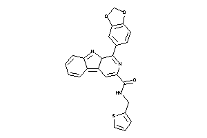 1-(1,3-benzodioxol-5-yl)-N-(2-thenyl)-9aH-$b-carboline-3-carboxamide