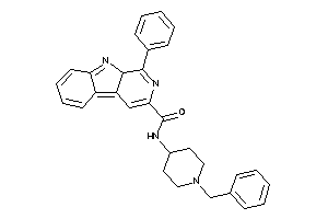 N-(1-benzyl-4-piperidyl)-1-phenyl-9aH-$b-carboline-3-carboxamide