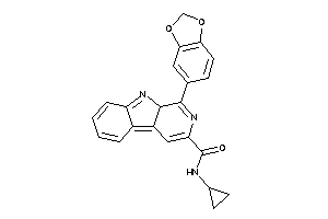 1-(1,3-benzodioxol-5-yl)-N-cyclopropyl-9aH-$b-carboline-3-carboxamide