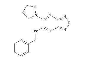 Image of Benzyl-(6-isoxazolidin-2-ylfurazano[3,4-b]pyrazin-5-yl)amine