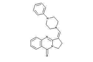 3-[(4-phenylpiperazino)methylene]-1,2-dihydropyrrolo[2,1-b]quinazolin-9-one