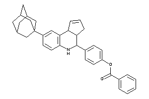 Benzoic Acid [4-[8-(1-adamantyl)-3a,4,5,9b-tetrahydro-3H-cyclopenta[c]quinolin-4-yl]phenyl] Ester