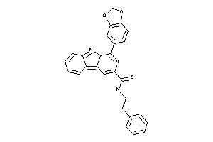 Image of 1-(1,3-benzodioxol-5-yl)-N-phenethyl-9aH-$b-carboline-3-carboxamide
