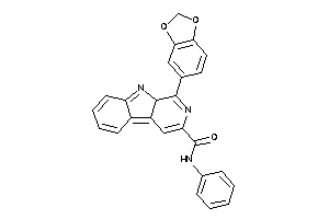 1-(1,3-benzodioxol-5-yl)-N-phenyl-9aH-$b-carboline-3-carboxamide