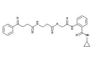 Image of 3-[(4-keto-4-phenyl-butanoyl)amino]propionic Acid [2-[2-(cyclopropylcarbamoyl)anilino]-2-keto-ethyl] Ester