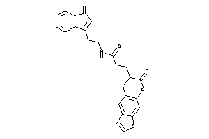 N-[2-(1H-indol-3-yl)ethyl]-3-(7-keto-5,6-dihydrofuro[3,2-g]chromen-6-yl)propionamide