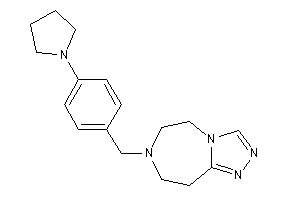 7-(4-pyrrolidinobenzyl)-5,6,8,9-tetrahydro-[1,2,4]triazolo[3,4-g][1,4]diazepine