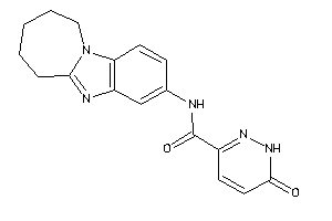Image of 6-keto-N-(7,8,9,10-tetrahydro-6H-azepino[1,2-a]benzimidazol-3-yl)-1H-pyridazine-3-carboxamide