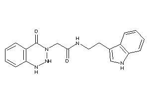 Image of N-[2-(1H-indol-3-yl)ethyl]-2-(4-keto-1,2-dihydro-1,2,3-benzotriazin-3-yl)acetamide