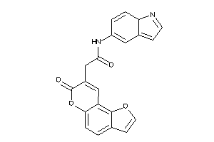 Image of N-(7aH-indol-5-yl)-2-(7-ketofuro[2,3-f]chromen-8-yl)acetamide