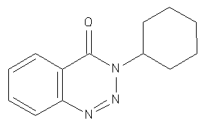 Image of 3-cyclohexyl-1,2,3-benzotriazin-4-one