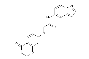 N-(7aH-indol-5-yl)-2-(4-ketochroman-7-yl)oxy-acetamide