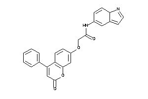 Image of N-(7aH-indol-5-yl)-2-(2-keto-4-phenyl-chromen-7-yl)oxy-acetamide