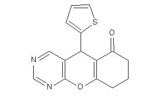 Image of 5-(2-thienyl)-5,7,8,9-tetrahydrochromeno[2,3-d]pyrimidin-6-one