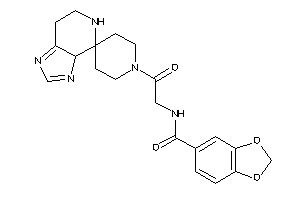 N-(2-keto-2-spiro[3a,5,6,7-tetrahydroimidazo[4,5-c]pyridine-4,4'-piperidine]-1'-yl-ethyl)-piperonylamide