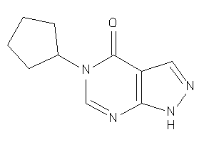 Image of 5-cyclopentyl-1H-pyrazolo[3,4-d]pyrimidin-4-one