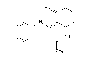 Image of (6-methylene-3,4,4a,5-tetrahydro-2H-indolo[3,2-c]quinolin-1-ylidene)amine