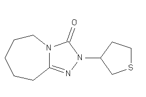 2-tetrahydrothiophen-3-yl-6,7,8,9-tetrahydro-5H-[1,2,4]triazolo[4,3-a]azepin-3-one