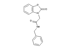 Image of N-benzyl-2-(2-keto-1,3-benzoxazol-3-yl)acetamide