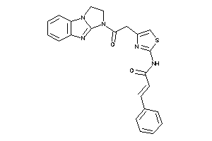 Image of N-[4-[2-(1,2-dihydroimidazo[1,2-a]benzimidazol-3-yl)-2-keto-ethyl]thiazol-2-yl]-3-phenyl-acrylamide