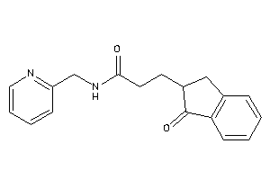 3-(1-ketoindan-2-yl)-N-(2-pyridylmethyl)propionamide