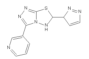 6-(3H-pyrazol-3-yl)-3-(3-pyridyl)-5,6-dihydro-[1,2,4]triazolo[3,4-b][1,3,4]thiadiazole