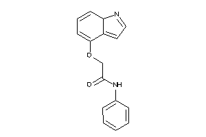 2-(7aH-indol-4-yloxy)-N-phenyl-acetamide