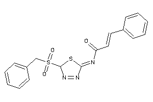 N-(2-benzylsulfonyl-2H-1,3,4-thiadiazol-5-ylidene)-3-phenyl-acrylamide