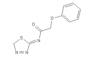 Image of 2-phenoxy-N-(2H-1,3,4-thiadiazol-5-ylidene)acetamide