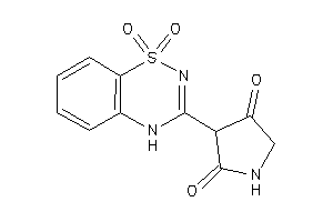 3-(1,1-diketo-4H-benzo[e][1,2,4]thiadiazin-3-yl)pyrrolidine-2,4-quinone