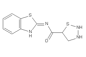 Image of N-(3H-1,3-benzothiazol-2-ylidene)thiadiazolidine-5-carboxamide