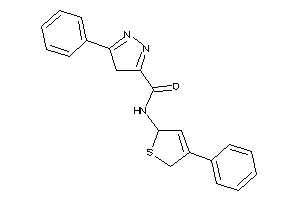 Image of 5-phenyl-N-(4-phenyl-2,5-dihydrothiophen-2-yl)-4H-pyrazole-3-carboxamide