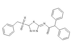 N-(2-benzylsulfonyl-2H-1,3,4-thiadiazol-5-ylidene)-2,2-diphenyl-acetamide