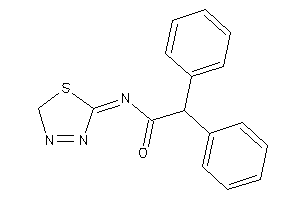 2,2-diphenyl-N-(2H-1,3,4-thiadiazol-5-ylidene)acetamide