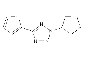 5-(2-furyl)-2-tetrahydrothiophen-3-yl-tetrazole