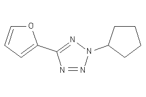 2-cyclopentyl-5-(2-furyl)tetrazole