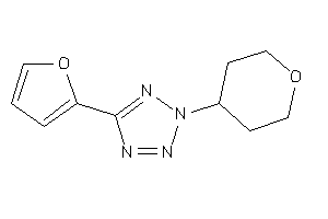 Image of 5-(2-furyl)-2-tetrahydropyran-4-yl-tetrazole