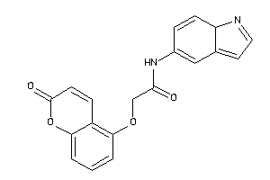 N-(7aH-indol-5-yl)-2-(2-ketochromen-5-yl)oxy-acetamide