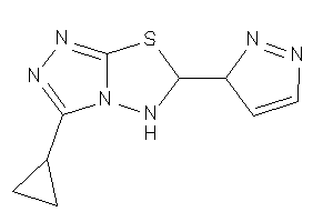 3-cyclopropyl-6-(3H-pyrazol-3-yl)-5,6-dihydro-[1,2,4]triazolo[3,4-b][1,3,4]thiadiazole