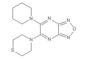 6-piperidino-5-thiomorpholino-furazano[3,4-b]pyrazine