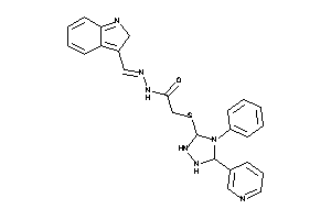 N-(2H-indol-3-ylmethyleneamino)-2-[[4-phenyl-5-(3-pyridyl)-1,2,4-triazolidin-3-yl]thio]acetamide