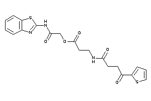 Image of 3-[[4-keto-4-(2-thienyl)butanoyl]amino]propionic Acid [2-(1,3-benzothiazol-2-ylamino)-2-keto-ethyl] Ester
