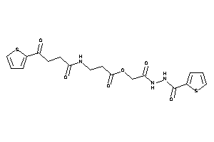 3-[[4-keto-4-(2-thienyl)butanoyl]amino]propionic Acid [2-keto-2-[N'-(2-thenoyl)hydrazino]ethyl] Ester
