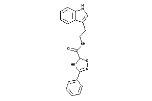 Image of N-[2-(1H-indol-3-yl)ethyl]-3-phenyl-4,5-dihydro-1,2,4-oxadiazole-5-carboxamide